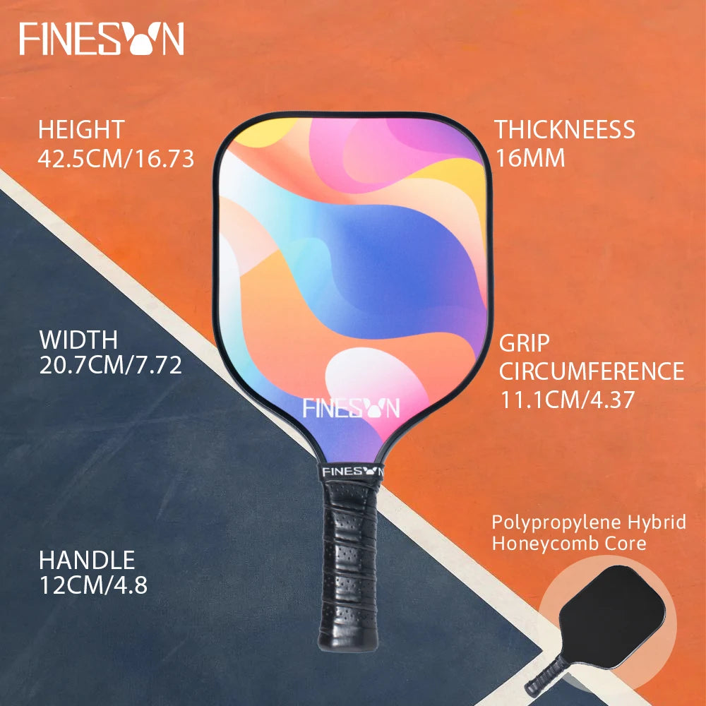 Finesun Pickleball Paddle Set with Pickleball Bag