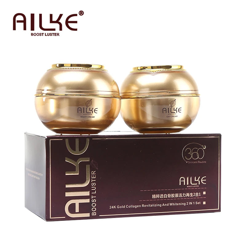 AILKE Whitening Dark Spot Remove Facial Skin Care Cream, With Collagen, Anti- Freckle Wrinkle Repair Women Premium Face Product