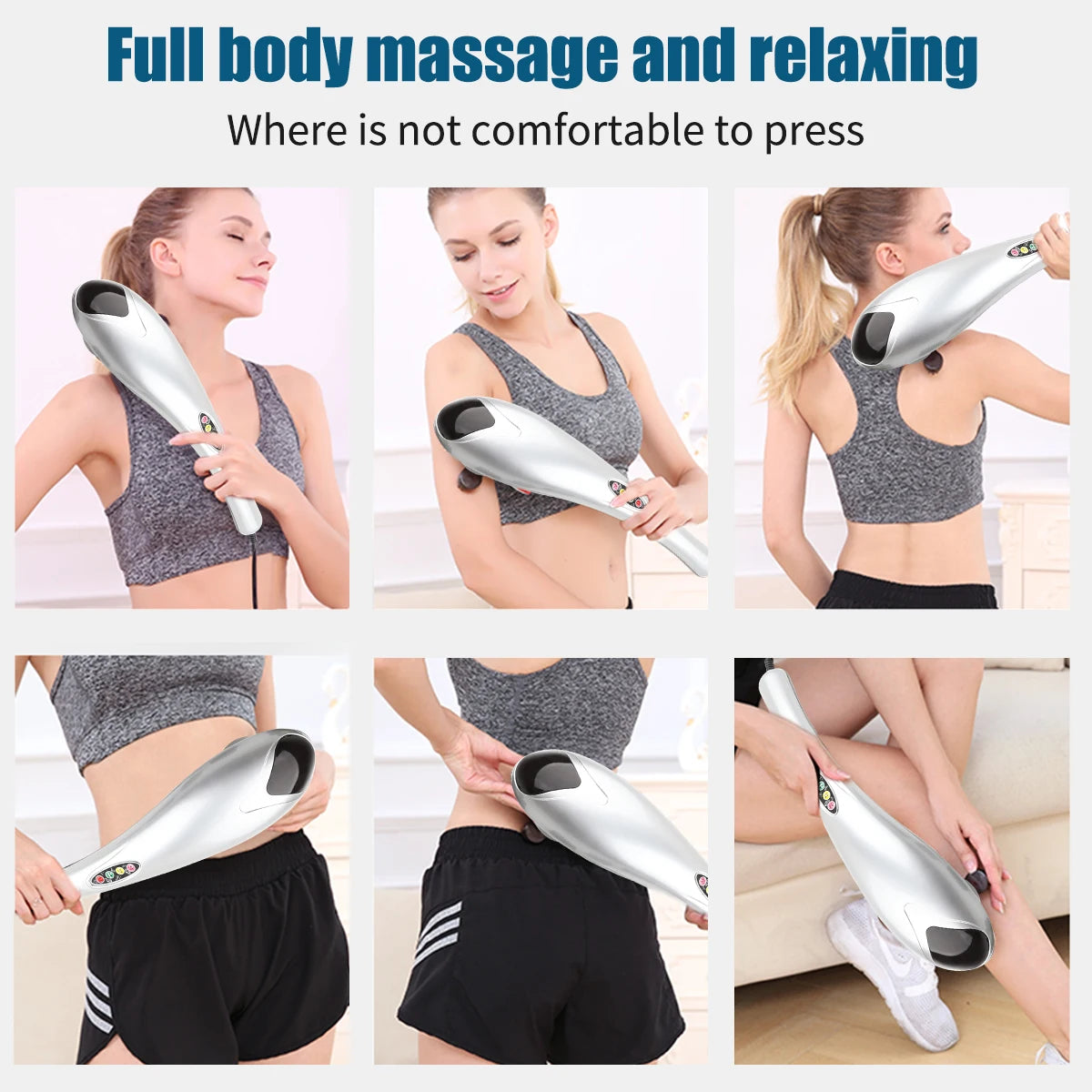 Electric Dolphin Hammer  for Back Vibration Infrared Stick, Cervical Body Massage