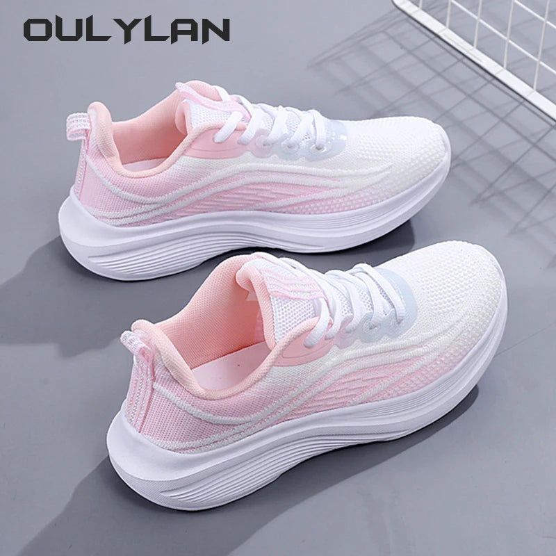 Women's Shoes New Outdoor Sports Breathable Sneakers Fashion Casual Shoe Lightweight Mesh Shoes for Women Running Shoes