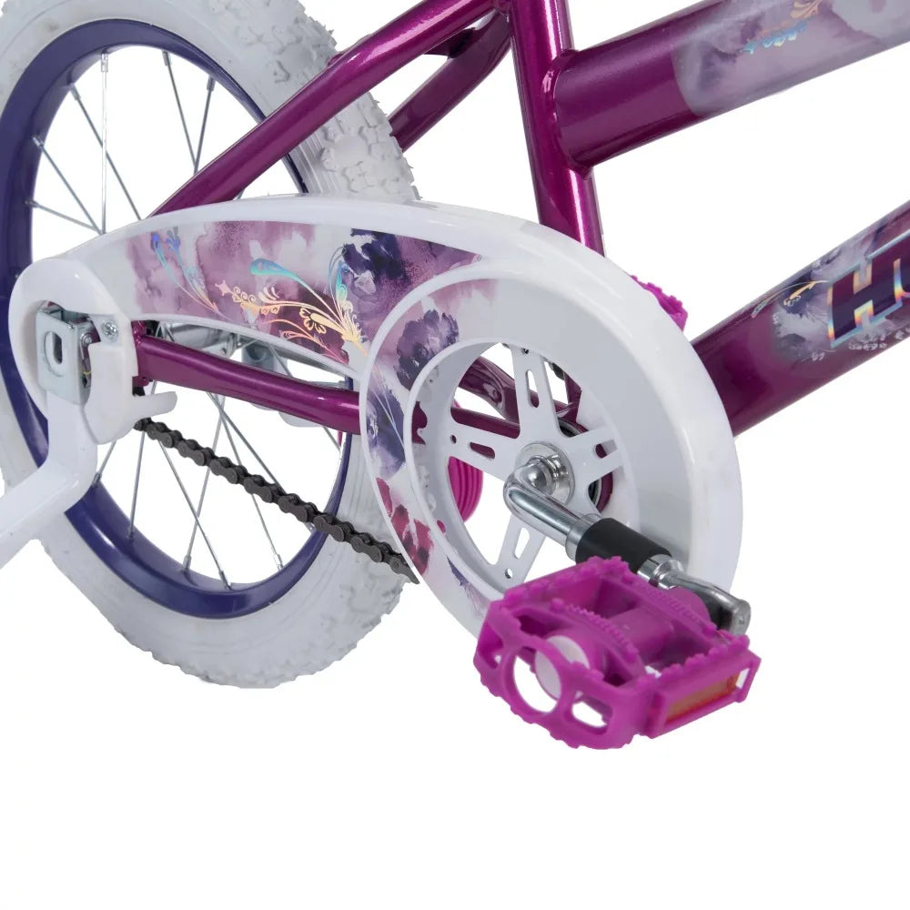 2024 New  16 in. Sea Star Kids Bike for Girls Ages 4 and Up, Child, Metallic Purple