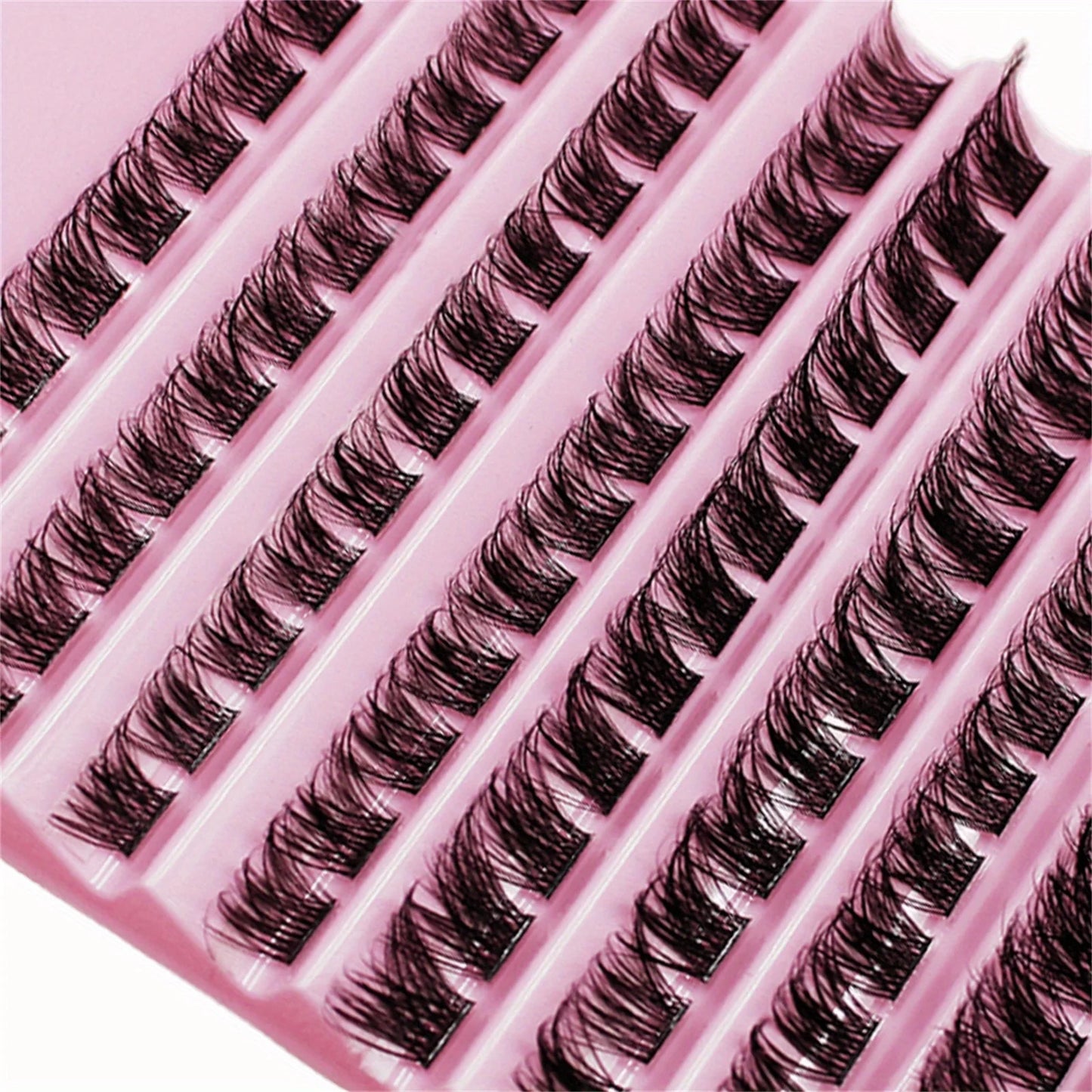 360pcs/3pack Lash Clusters 8-16mm Individual Lashes Natural Look D Curl Fluffy Cluster Lashes DIY Eyelash Extension