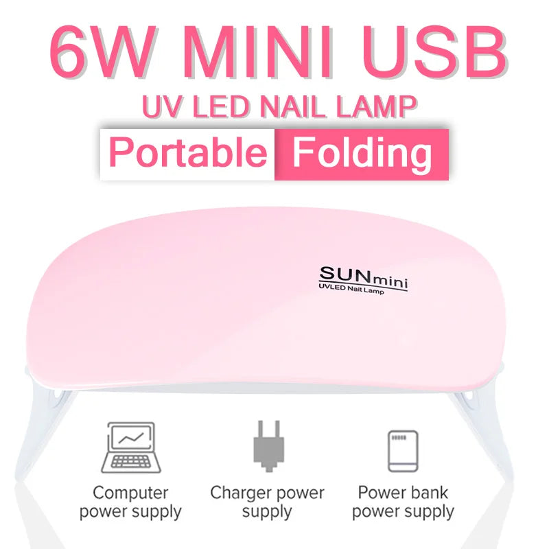 Nail Set Gel Nail Set With UV LED Lamp Dryer Semi Permanent Gel Varnish Set Professional Nail Art Tools Kit Manicure Set