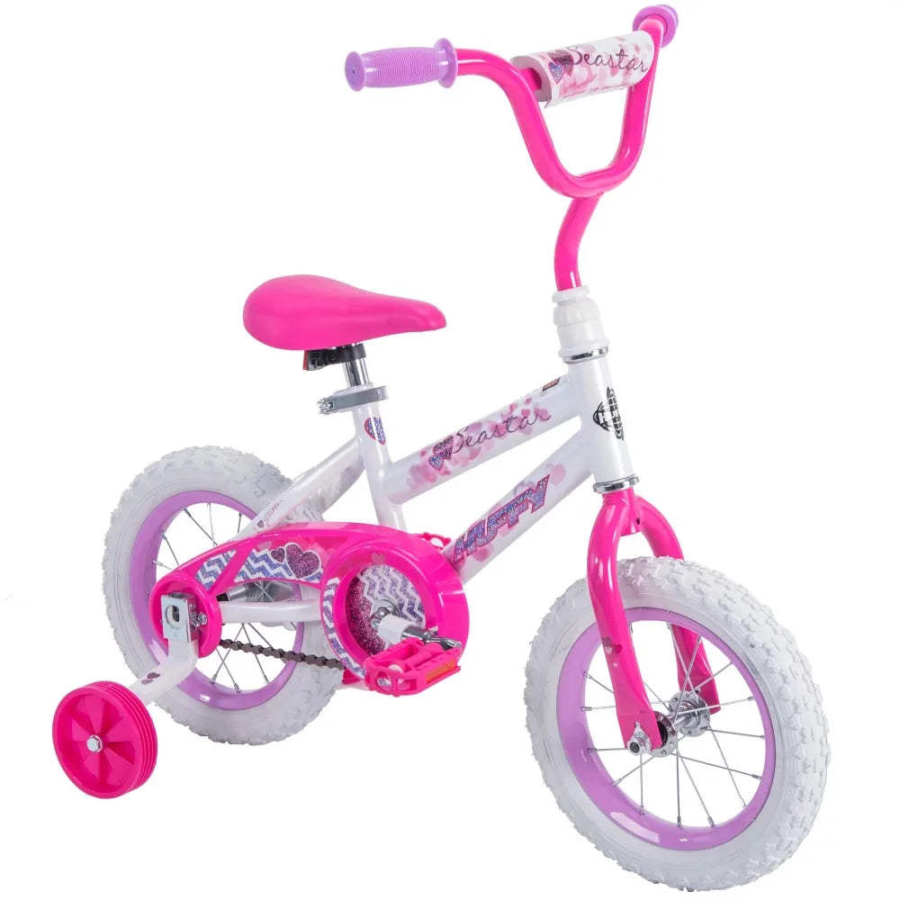 2024 New 12 in. Sea Star Kids Bike for Girls Ages 3 and Up Years, Child, White