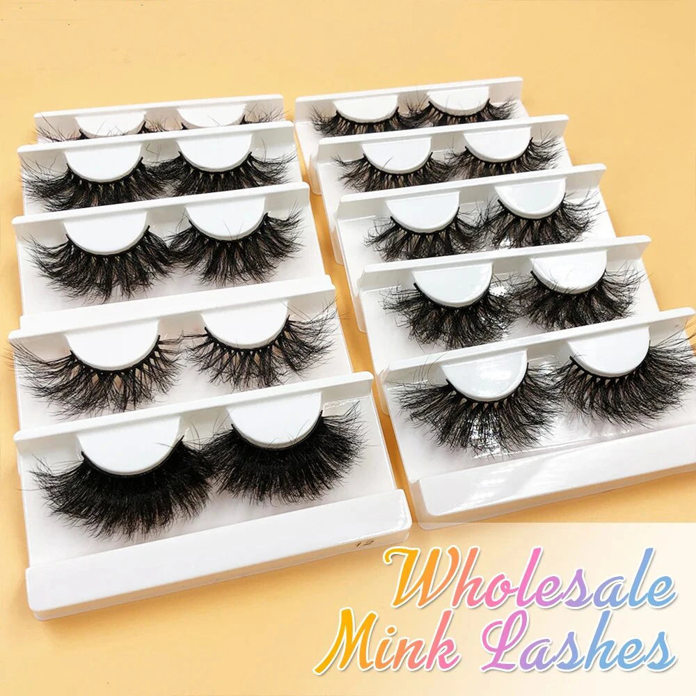 Wholesale E Series Lashes Mink Dramatic Long 3D Mink Lashes Moonlass Makeup Lash Extension Supplies Fluffy False Eyelashes