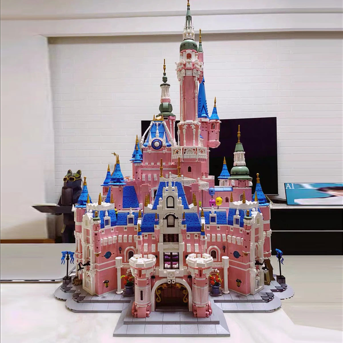 Creative Expert MOC Panlos 613003 Pink Princess Dream Castle Model 9963PCS Building Blocks Brick Puzzle Toys for Adult Kids Gift