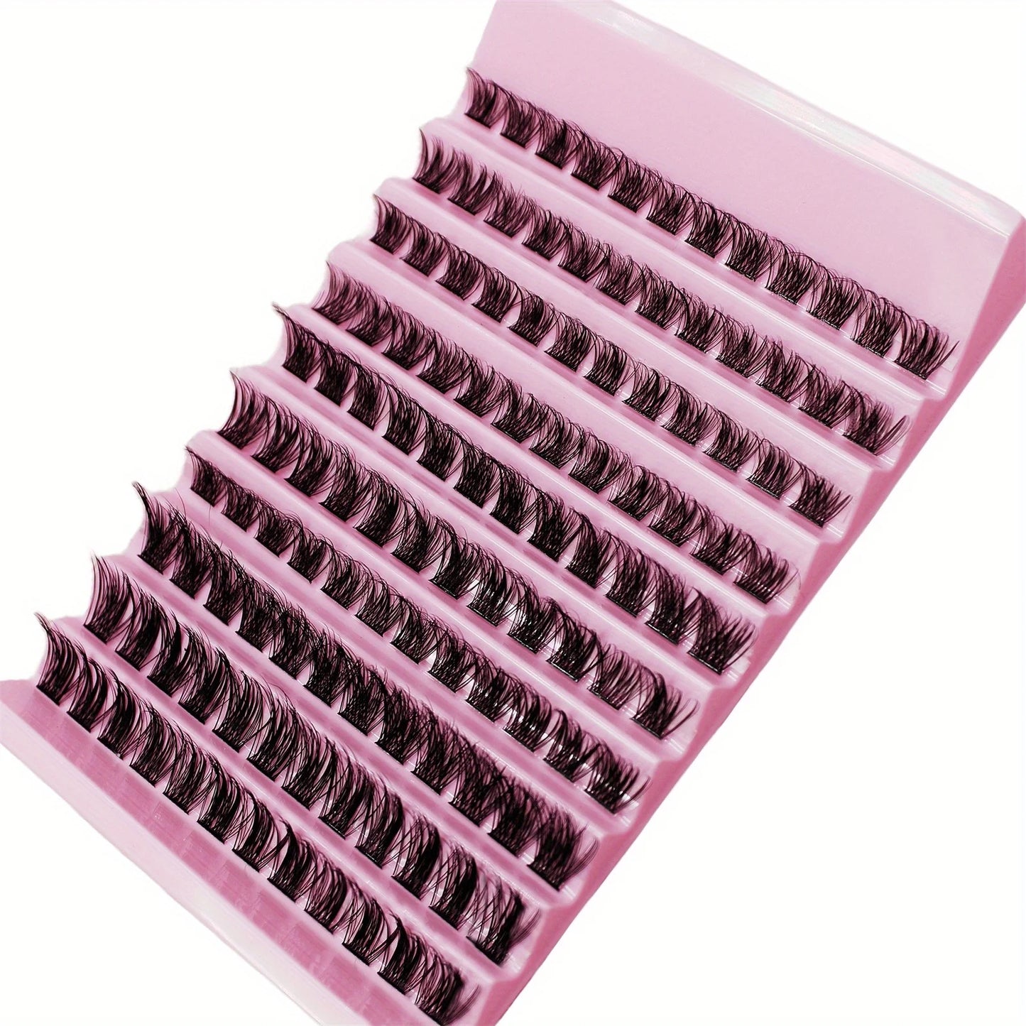 360pcs/3pack Lash Clusters 8-16mm Individual Lashes Natural Look D Curl Fluffy Cluster Lashes DIY Eyelash Extension