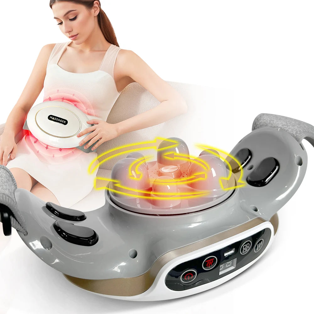 Automatic Abdominal Massager Electric Stomach Massager for Flattening Belly Multiple-use for Waist Abdomen Back Neck Leg 3 Modes