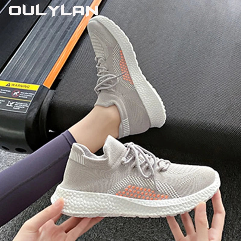 NEW Sports Shoes Casual 2024 Summer Running Shoes Mesh Breathable Couple Running Shoes Fitness Men's and Women's Shoe