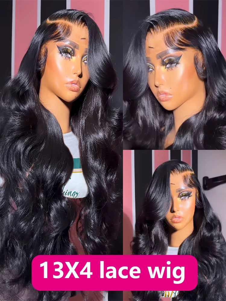 Glueless Wig Human Hair Ready To Wear Body Wave 13x4 Lace Front 6x4 Closure Wig Preplucked Melt Skins Pre Bleached Knots