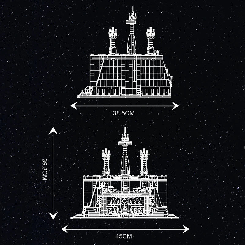 MOULD KING 21036 Toys for Boys The Star Jedi Temple Building Model Blocks Bricks Christmas Gifts for Kids Imperial Palace