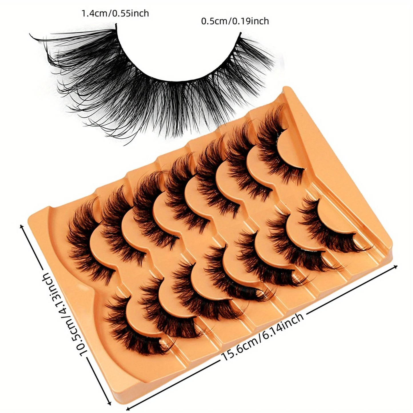 3Boxes(21Pairs) Cat Eye Lashes, Eye End Lengthening, Slender Curling Fluffy False Eyelashes