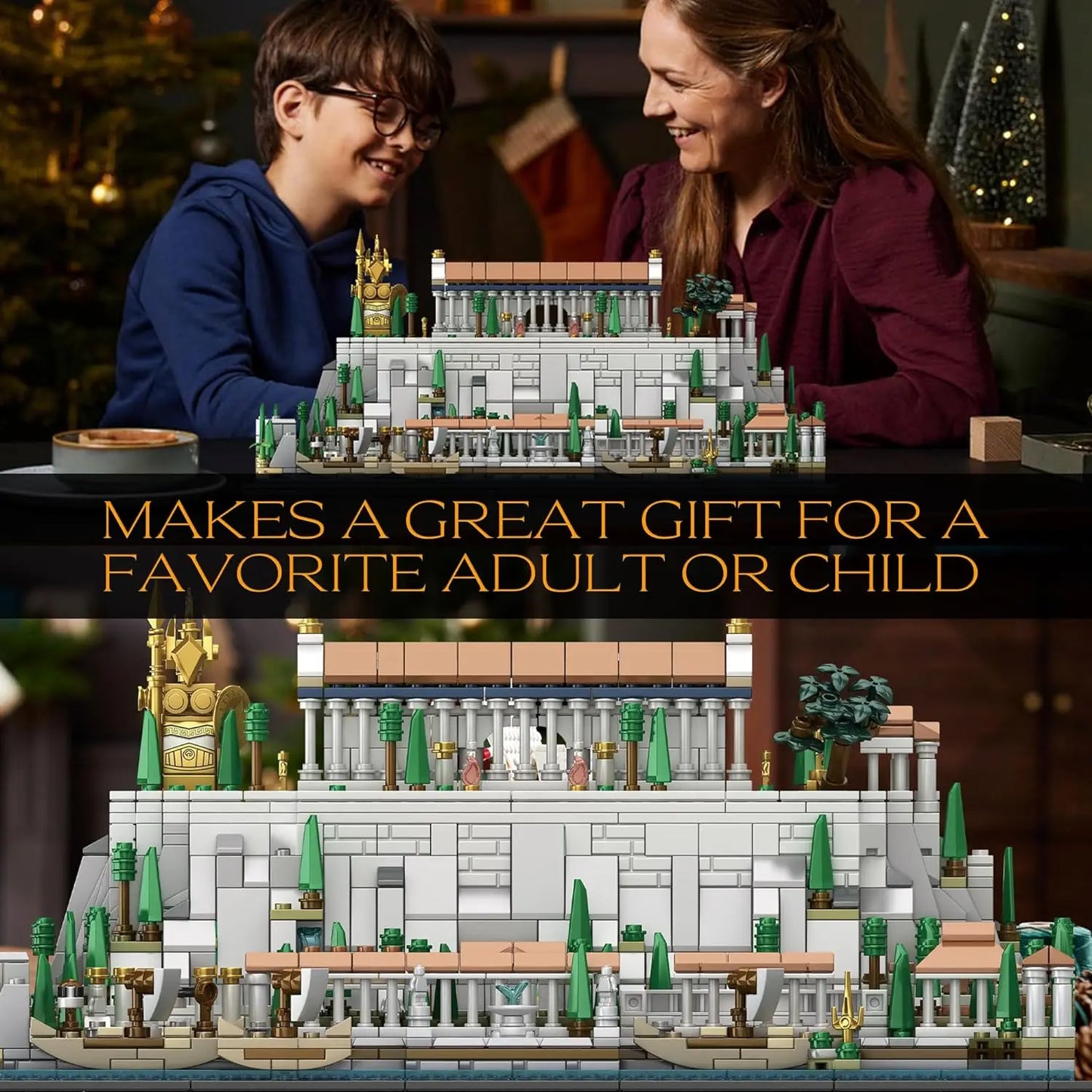 Creative Expert Modular Buildings MOC WGC 66034 Acropolls In Athens Model 1988PCS Building Blocks Brick Puzzle Toys for Gift