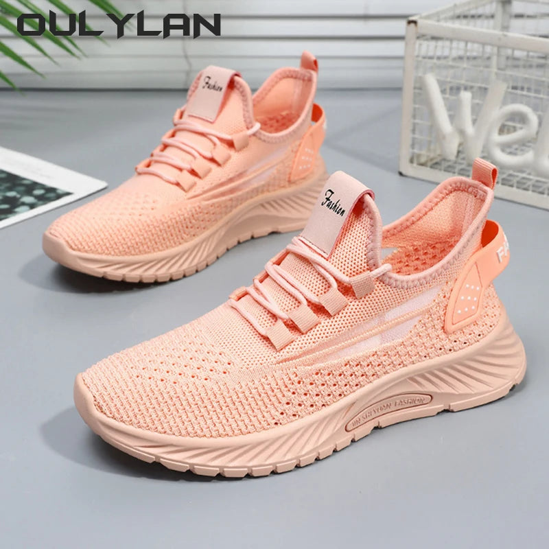 Fashion Lightweight Women Casual Shoes for Summer Autumn Outdoor Sports Sneakers Female Breathable Shoes Large Size 36~41