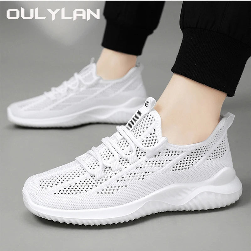 2024 Fashion Running Shoes for Women Spring Casual Breathable Sneakers Lace up  Sports Shoes for Female Large Size 36-41