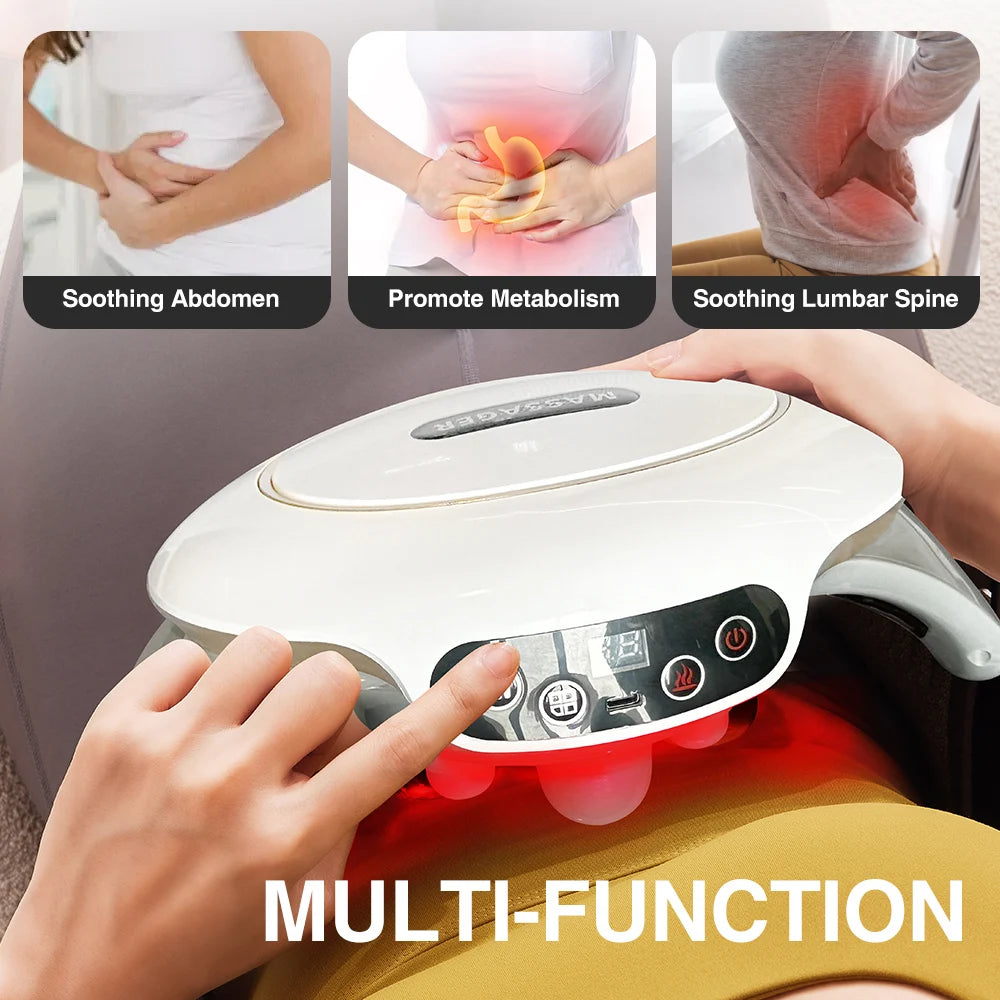 Automatic Abdominal Massager Electric Stomach Massager for Flattening Belly Multiple-use for Waist Abdomen Back Neck Leg 3 Modes