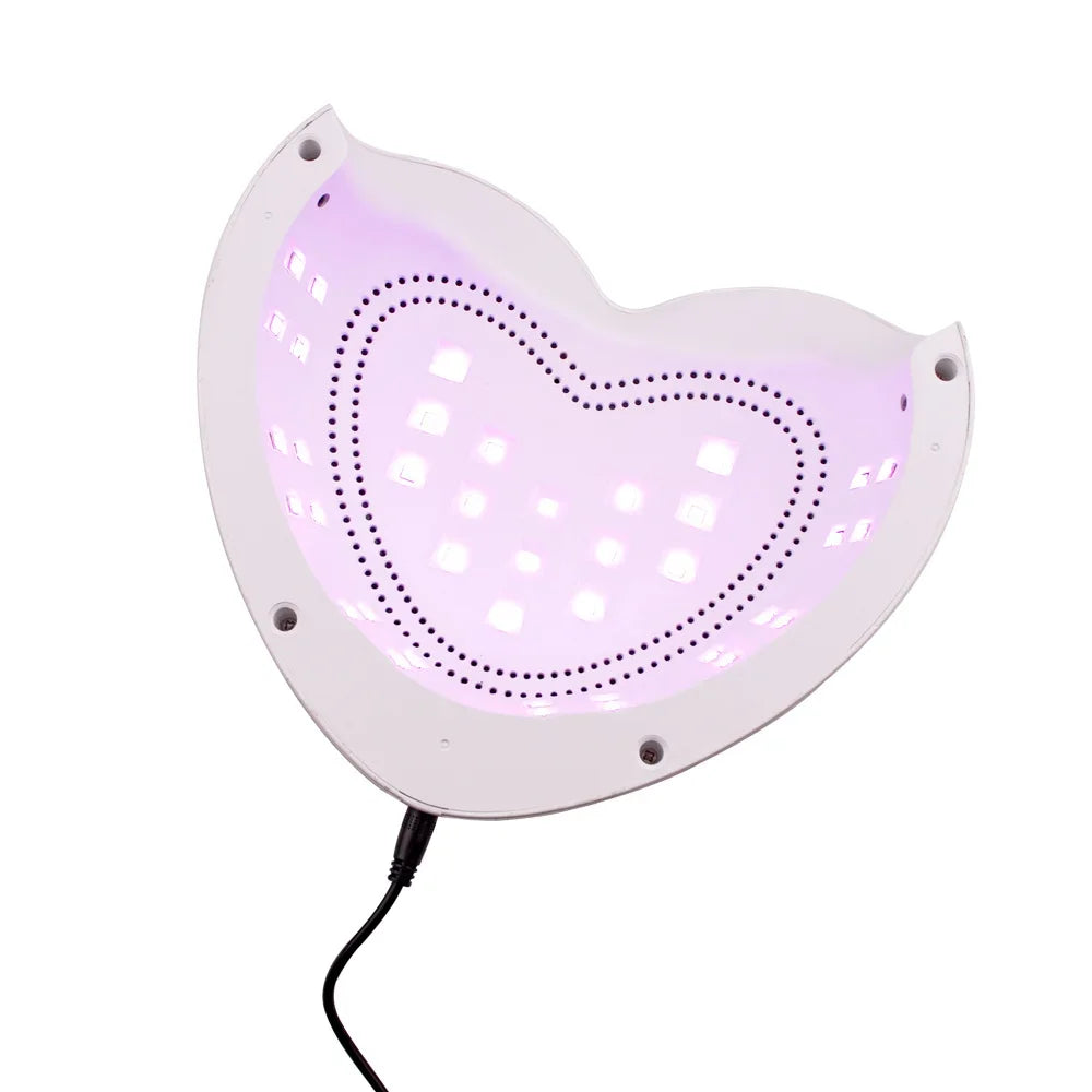 UV Light Drying Nail Polish Glue Nail Dryer Nails Shop Special LED Light Nail Heart Belt Drill Nail Baking Light Therapy Machine