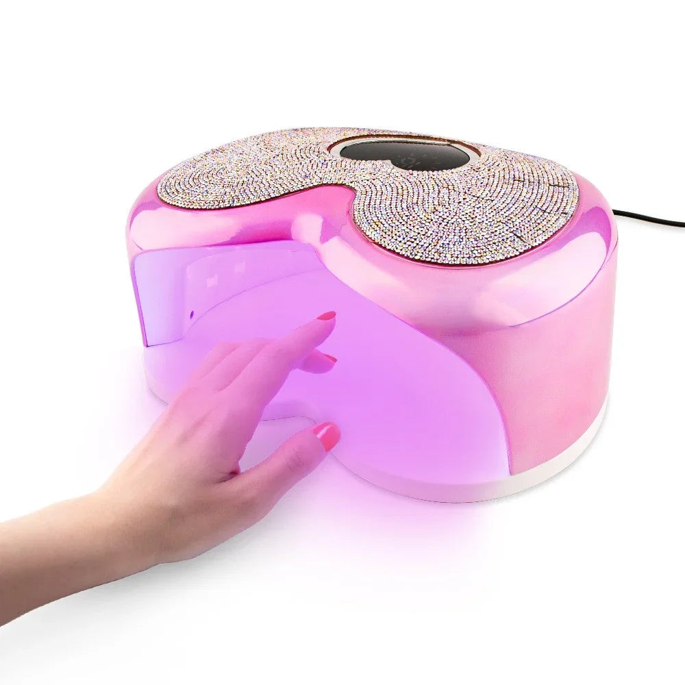 UV Light Drying Nail Polish Glue Nail Dryer Nails Shop Special LED Light Nail Heart Belt Drill Nail Baking Light Therapy Machine