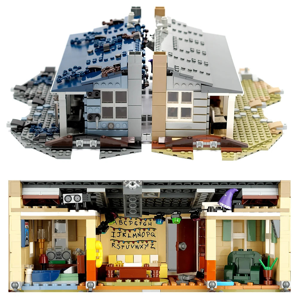 Movie MOC Strange Stories Things The Upside Down Model 2287PCS Building Blocks Brick Puzzle Toys for Children Birthday Gift