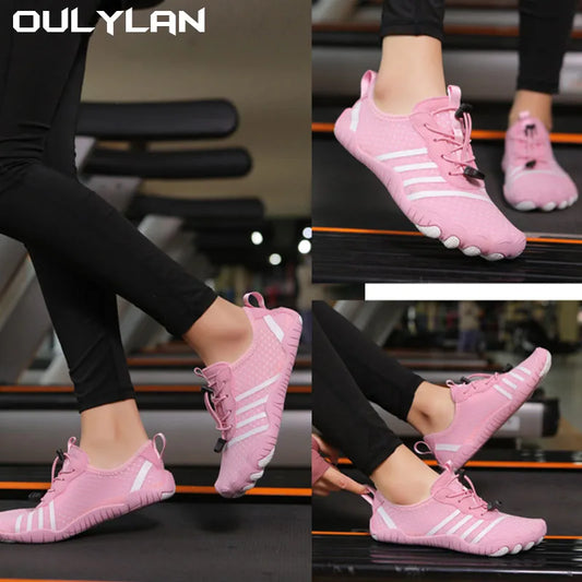 Oulylan Water Shoes Men Women Beach Aqua Shoes Quick Dry Barefoot Upstream Hiking Wading Sneakers Swimming Climbing Shoes