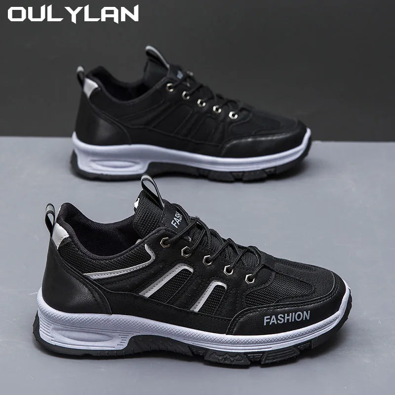 Oulylan Men Shoes Breathable Non Slip Outdoor Hiking Shoes Mountain Climbing Sport Male Hunting Trekking Sneaker for Men