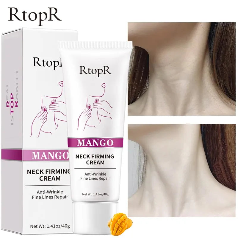 RtopR Neck Firming Wrinkle Remover Cream Rejuvenation Firming Skin Whitening Moisturizing Shape Beauty Neck Skin Care Products