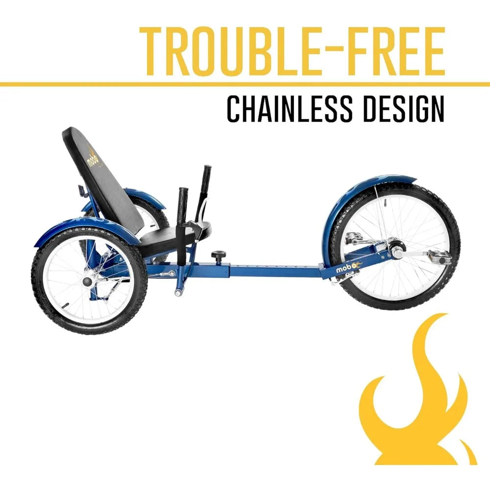 Triton Pro Adult Tricycle for Men & Women. Beach Cruiser Trike. Pedal 3-Wheel Bike