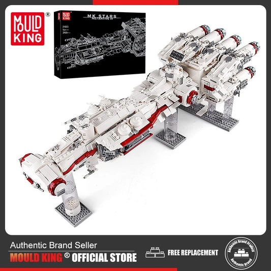 Mould King Building Blocks Star plan MOC Eclipse-Class Dreadnought Set UCS Fighters Assemble Bricks Kids DIY Toys Birthday Gifts