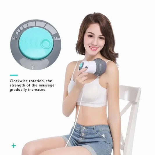 Electric Body Massager Noiseless Vibration Full Slimming Kneading Waist Massage Instrument Roller For Waist Losing Weight