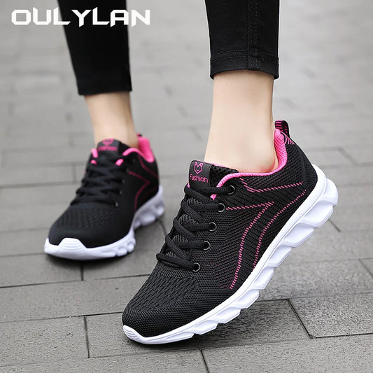 Spring and Autumn Sneakers Women New Lightweight Soft Sole Outdoor Sports Casual Shoes Women's Mesh Comfort Running Shoes