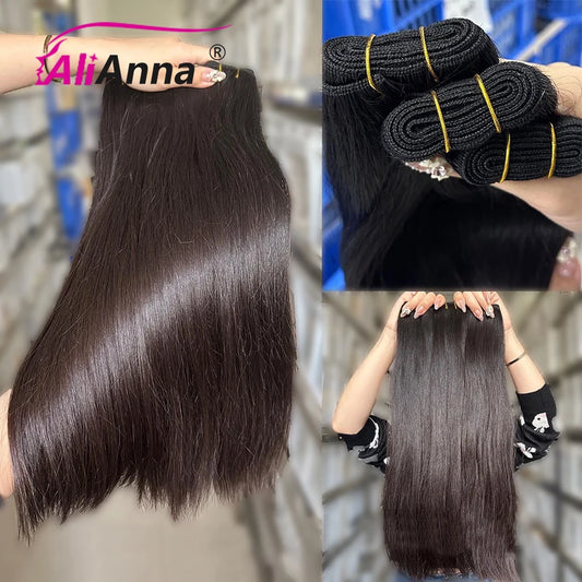 15A Double Drawn Virgin Bundles Human Hair Raw Vietnamese Hair Bundles Human Hair Straight Bundles Unprocessed Hair Extensions