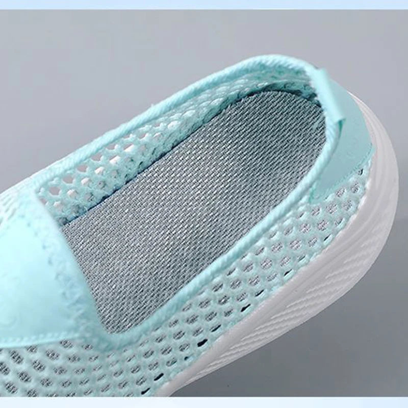 Lightweight Shoe Women's Shoes Summer Breathable Thin Mesh Casual Shoes Soft Soled Sneakers Beach Creek Tracing Shoes