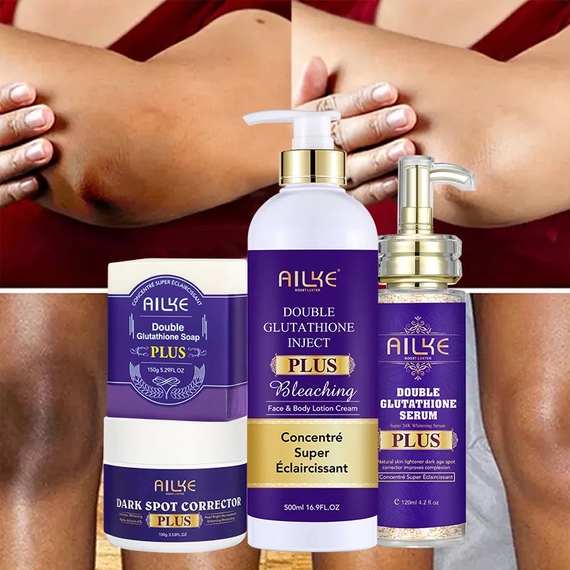 AILKE Premium Skin Lightening Cream - Dark Spot Corrector for Uneven Skin Tone - Face, Body, Underarm, Knees, Elbows, Knuckle