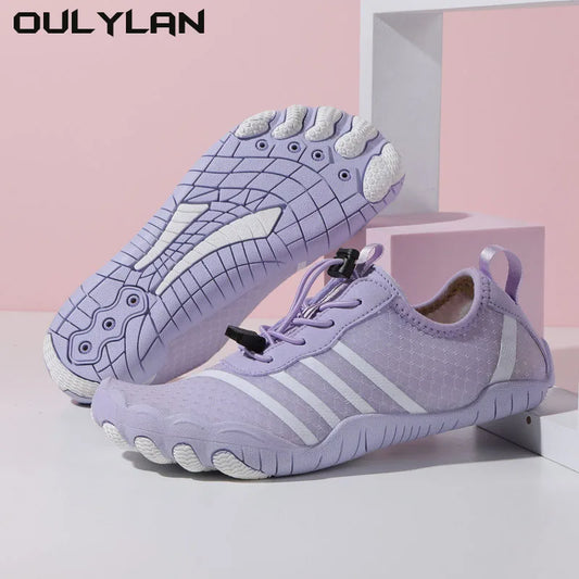 Oulylan Water Shoes Men Women Beach Aqua Shoes Quick Dry Barefoot Upstream Hiking Wading Sneakers Swimming Climbing Shoes