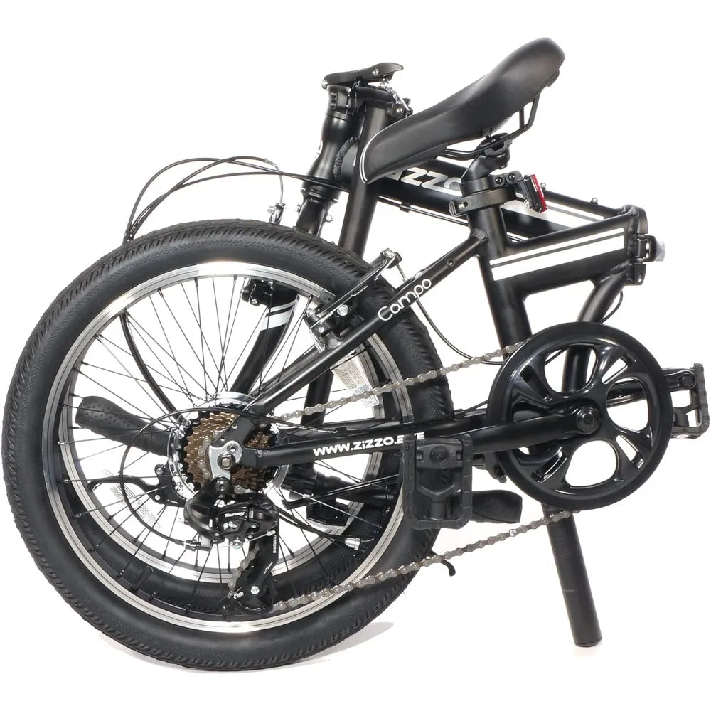 Campo 20 inch Folding Bike with 7-Speed, Adjustable Stem, Light Weight Frame Freight free