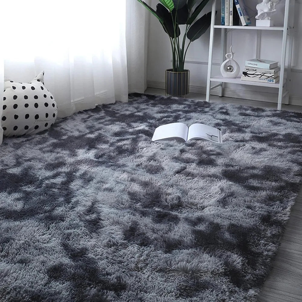 Area Rugs 8x10 for Living Room, Thickened Fluffy 8x10 Area Rugs for Bedroom, Ultra Soft Non-Slip Large Shag Fuzzy Rug